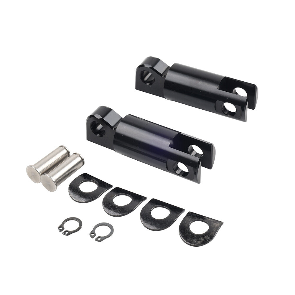 Universal Male Mount Foot Peg Extensions for Harley Touring Road Electra Glide