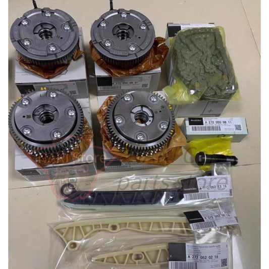 4-piece camshaft adjuster timing chain kit for Mercedes-Benz W203 W211 W164 W221 Q