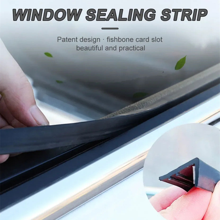 for Chevrolet 4m V Shape Car Side Windows Sealing Strip Rubber Noise Insulation