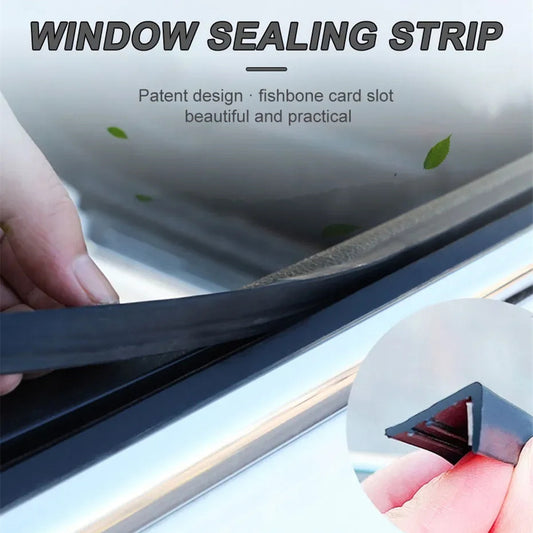 for Chevrolet 4m V Shape Car Side Windows Sealing Strip Rubber Noise Insulation