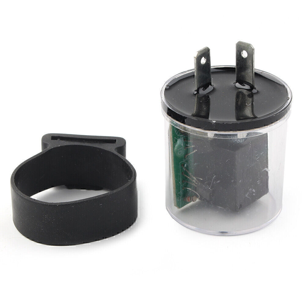 12V 2 PIN waterproof Turn Signal LED Flasher Blinker Universal Relay