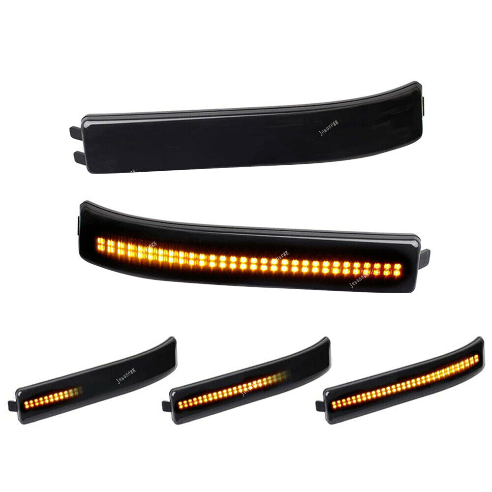 Pair Left + Right Turn Signal Marker Reflector Lights Fit for Ford F150 2009-14 Q