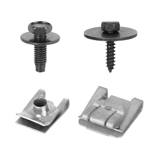 24x Car Under Engine Cover Undertray Fitting Clips for Mercedes C Class W203/204