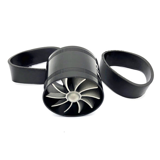 American automotive intake turbocharger single fan engine fuel-saving charger aluminum