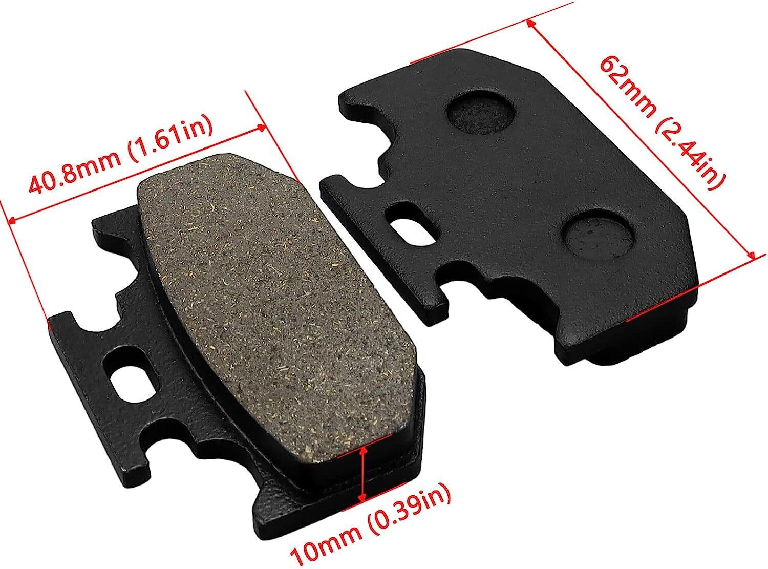 Front Rear Brake Pad for Kawasaki KDX200 KDX250 KDX220R KLX250R KLX650 1994-1996