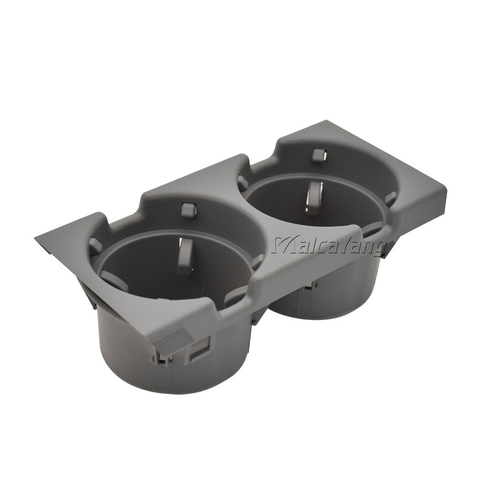 Grey fitted E46 323i 325i 328i 330i center console beverage cup holder and coin box. n