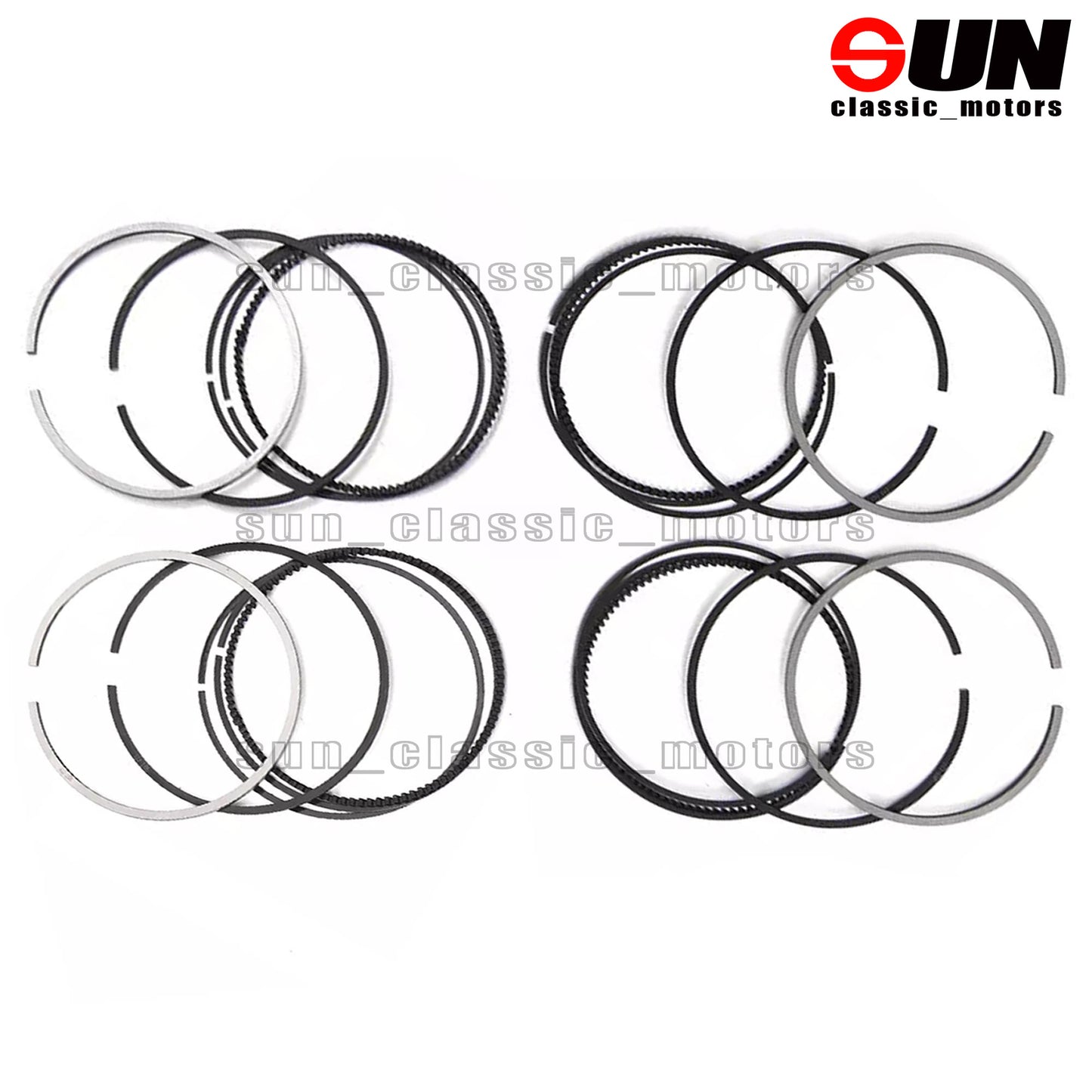STD 4x Piston Rings Set For 2.0T W213 C253 W205 R172 M274