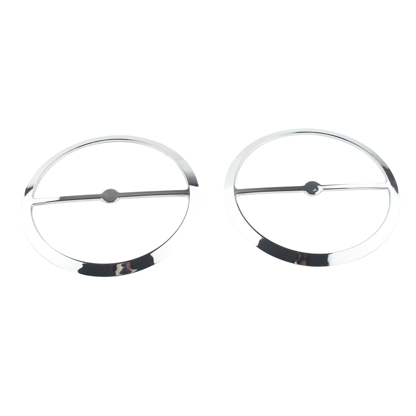 Chrome Speaker Trim Rings Grill Cover for Harley Electra Tri Street Glide 2014+ Q