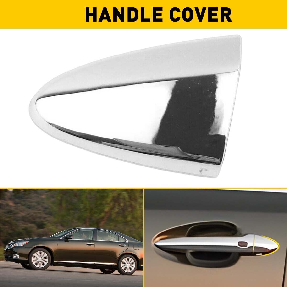 Front drive side LH chrome door handle key cover for 2007-2017 for Lexus LS460 n