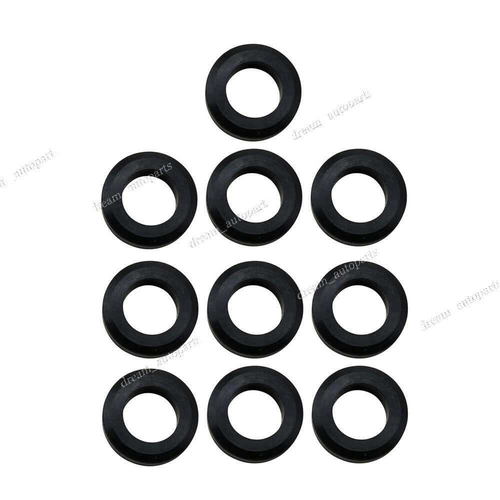 10pc Insulator Fuel Injector Gaskets for Mitsubishi Montero Eclipse Galant Lance Q