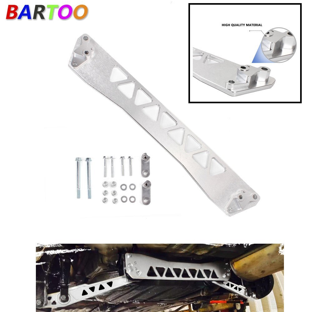 Rear Subframe Brace Plate w/ Hardware Bolts Billet Red For EG 92-95 Q