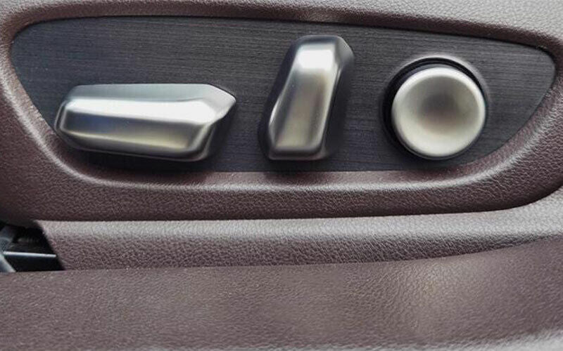 for Hyundai Sonata 2020-2023 Carbon ABS for Seat Adjustment Switch Button Cover 6P v