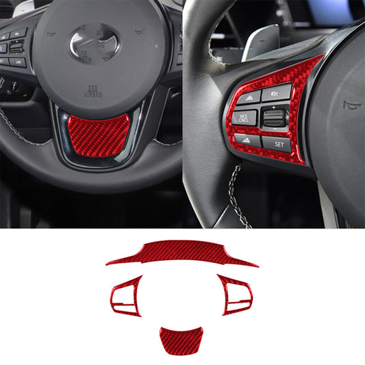 Red Carbon Fiber Upper Vent Oullet Frame Cover For X5 E70 X6 E71 2008-2013 v