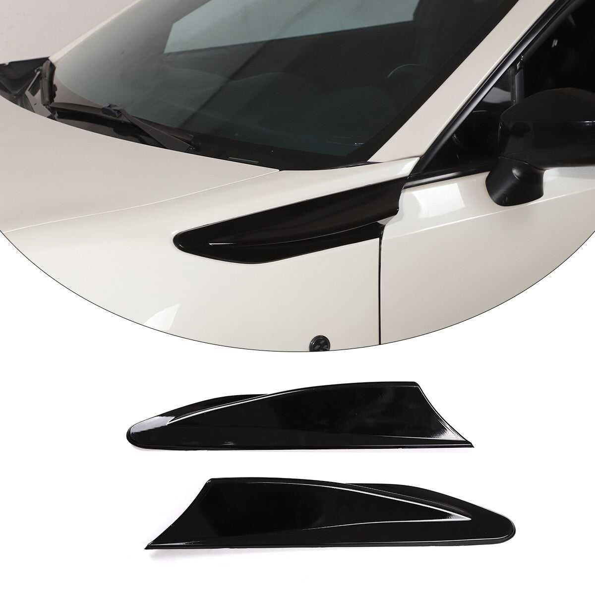 Silver Alloy Center Center Gear Shift Button Cover Trim for Jaguar XJ 2010 - 2019- v