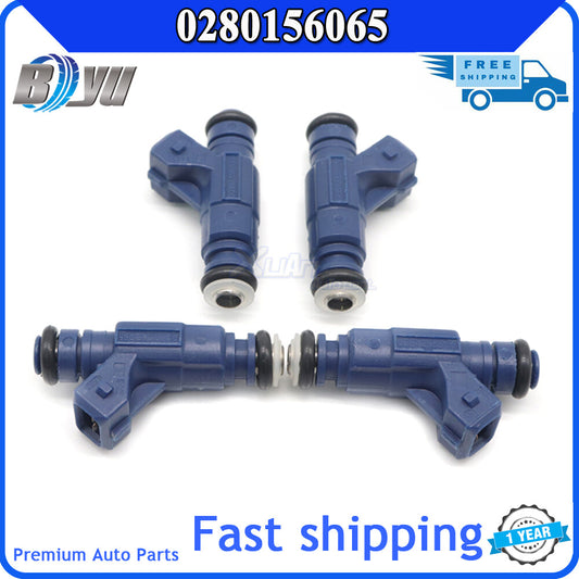 Four brand-new fuel injectors are compatible with for Audi Volkswagon 1.8T for Passat for Jetta for Golf (00-06). v
