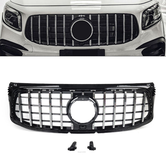 GTR Style Front Bumper Hood Grille for Benz GLB Class X247 GLB250 2020-2022