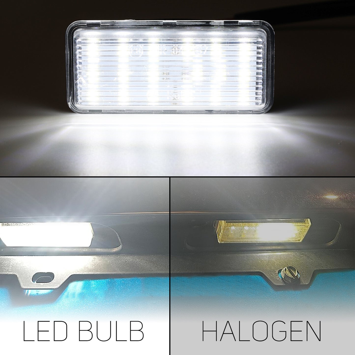 LED License Number Plate Lights for Toyota for Land Cruiser 100 120 200 for Lexus LX470