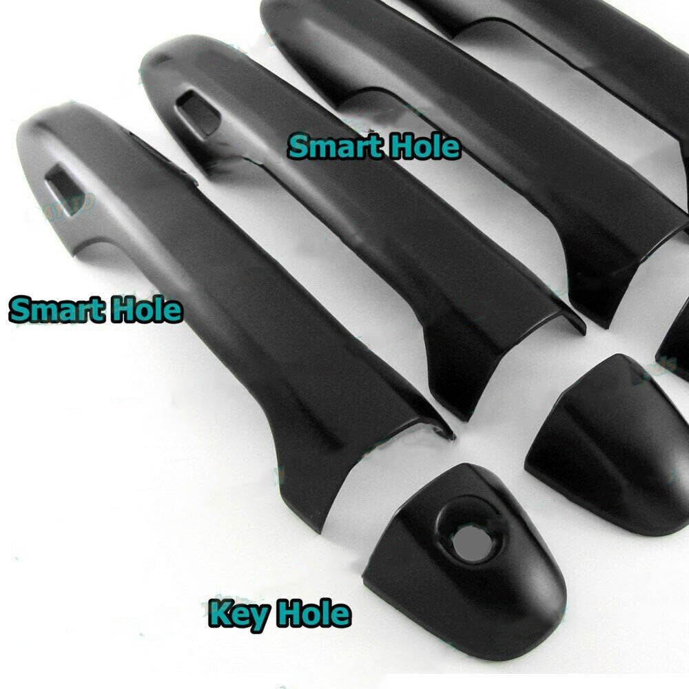 For 2016-2022 for Toyota Tacoma Cool Black Side for Smart Key Door Handle Covers Trims