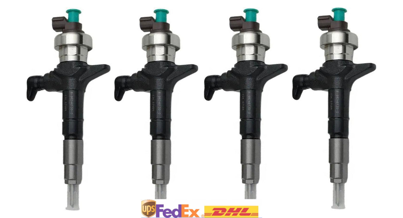 4X Fuel Injector 295050-1900 8-98260109-0 Fits for Isuzu Diesel Engine 4JJ1