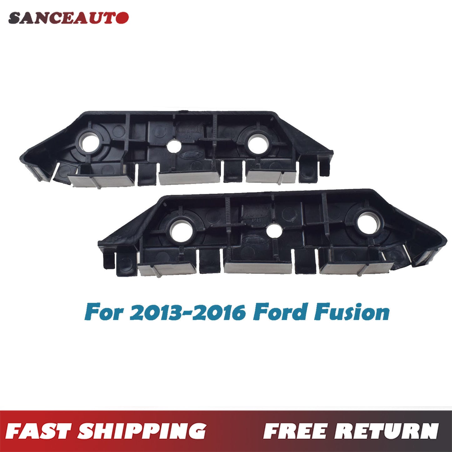 2-Pack for Fusion 2013-2016 Bumper Brake Mount Resistor Front LH Right Handle DS7Z-17C947-B- n