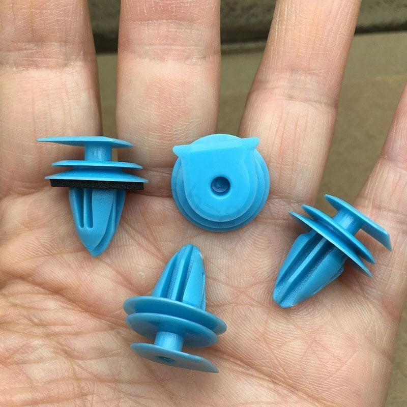 10 Pcs Car Windscreen Cowl Wiper Motor Cover Trim Fastener Clips for Honda
