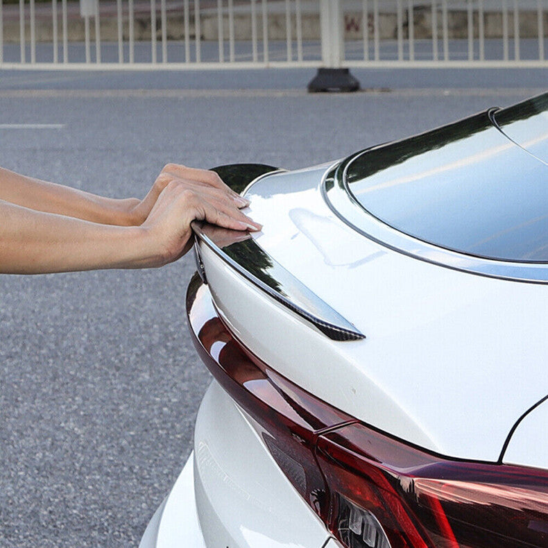 for Kia K5 2021-2023 Carbon Fiber Style Rear Trunk Spoiler Lip Roof Tail Wing 1X