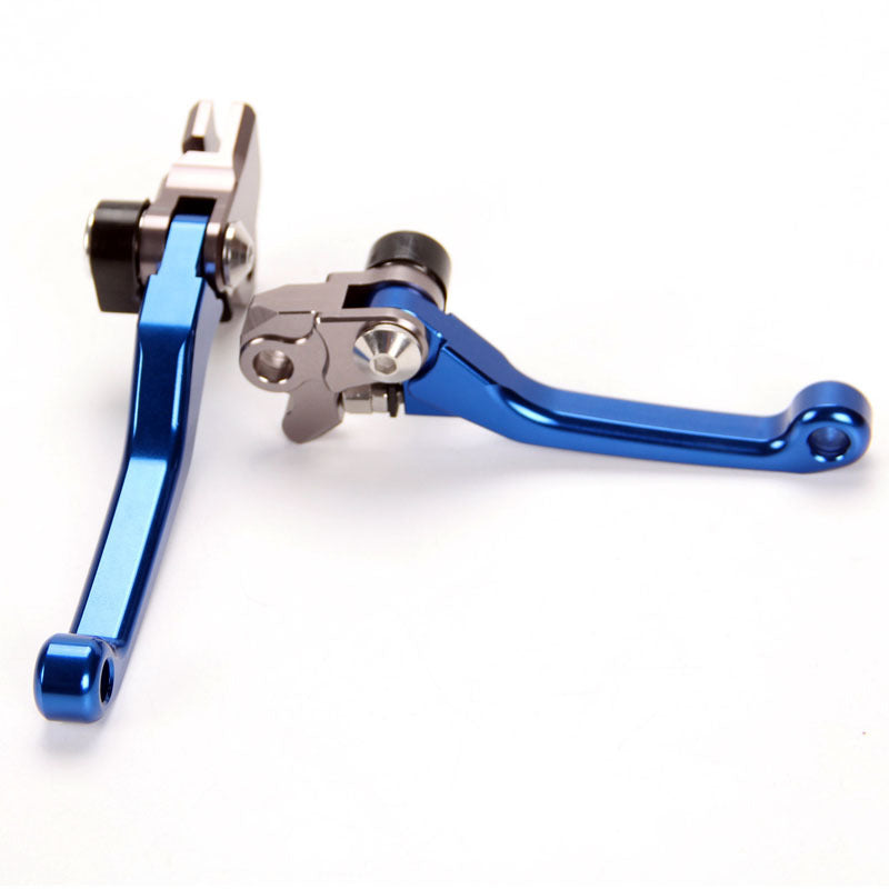 Blue dirtbike Pivot Brake Clutch Levers for Yamaha YZ250F (2001-2006) 05 04 03