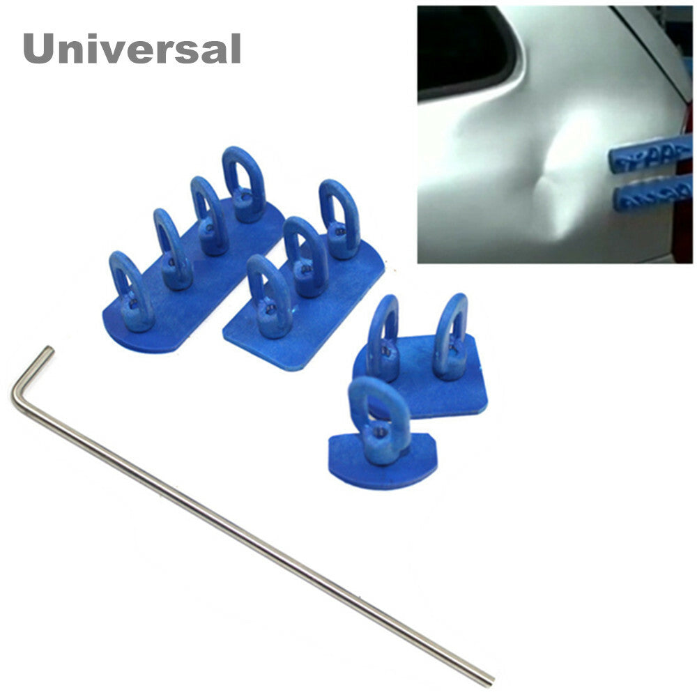 Automotive body panel metal dent repair kit, hail removal tool kit, L-shaped tie rod - n