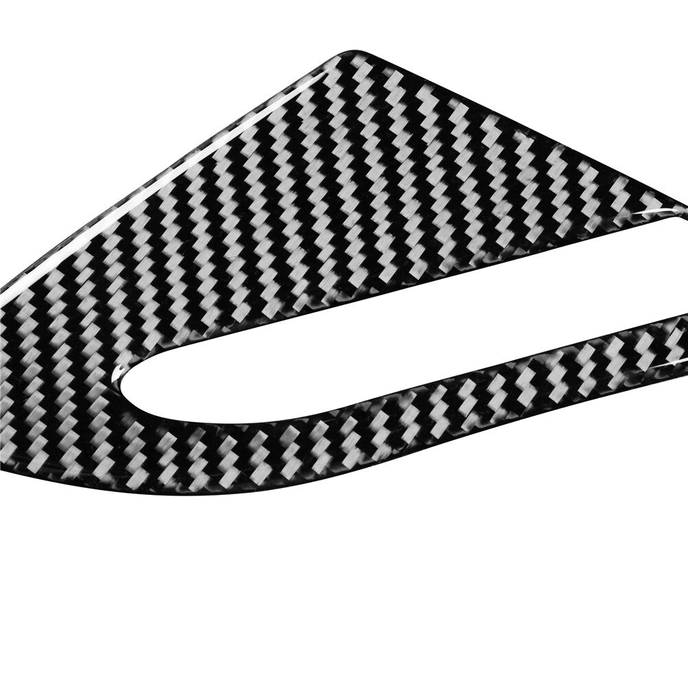 2Pcs Red Carbon Fiber Rear Overhead Light Cover Trim For Fiesta 2011-2015 v