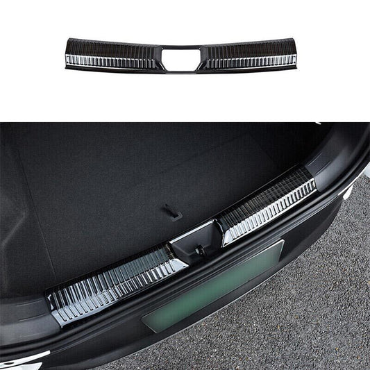 Titanium Rear Bumper Protector Guard Trim for Volkswagen ID.4 2021-2023 Black