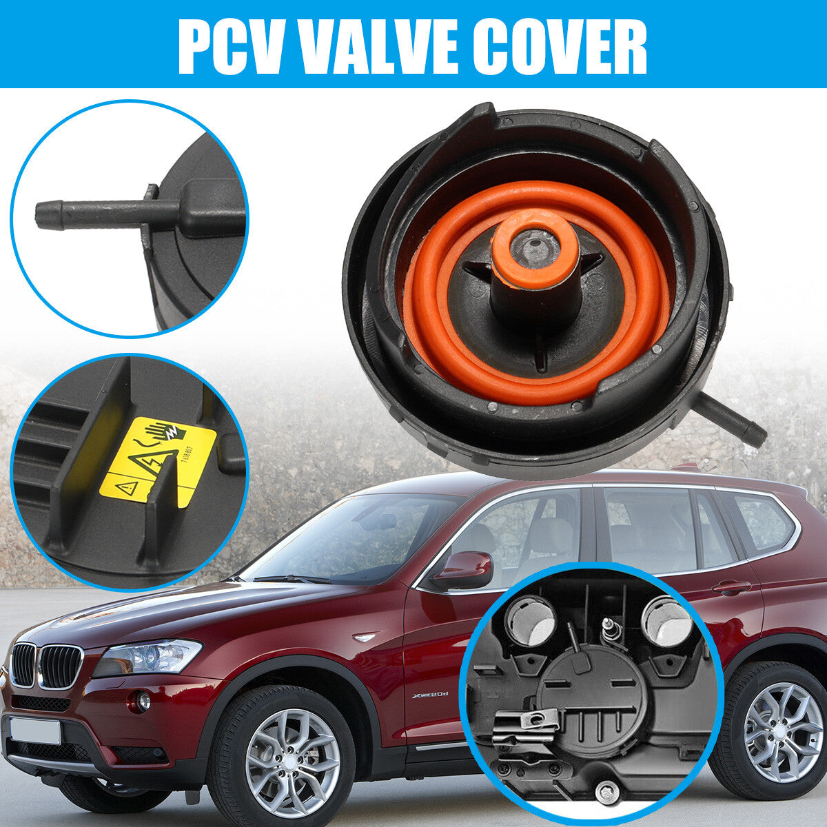 PCV engine valve N51/N52 protective sleeve for BMW E82, E90, E70, Z4, X3, X5, 128i, 328i, 528i ( ) Q
