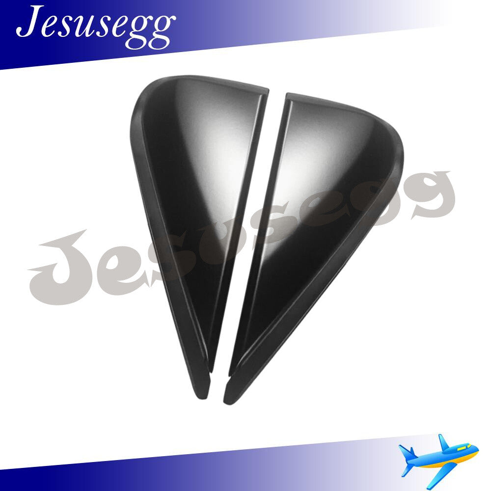 2Pcs for Toyota LC200 08-11 Black Left+Right Rearview Mirror A-Pillar Trim Panel