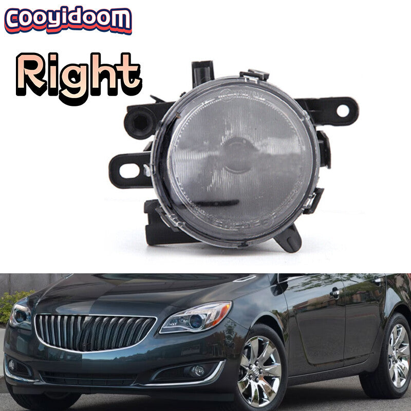 Right transparent headlight (Bumepr) fog light for Buick Regal 2014, 2015, 2016, 2017
