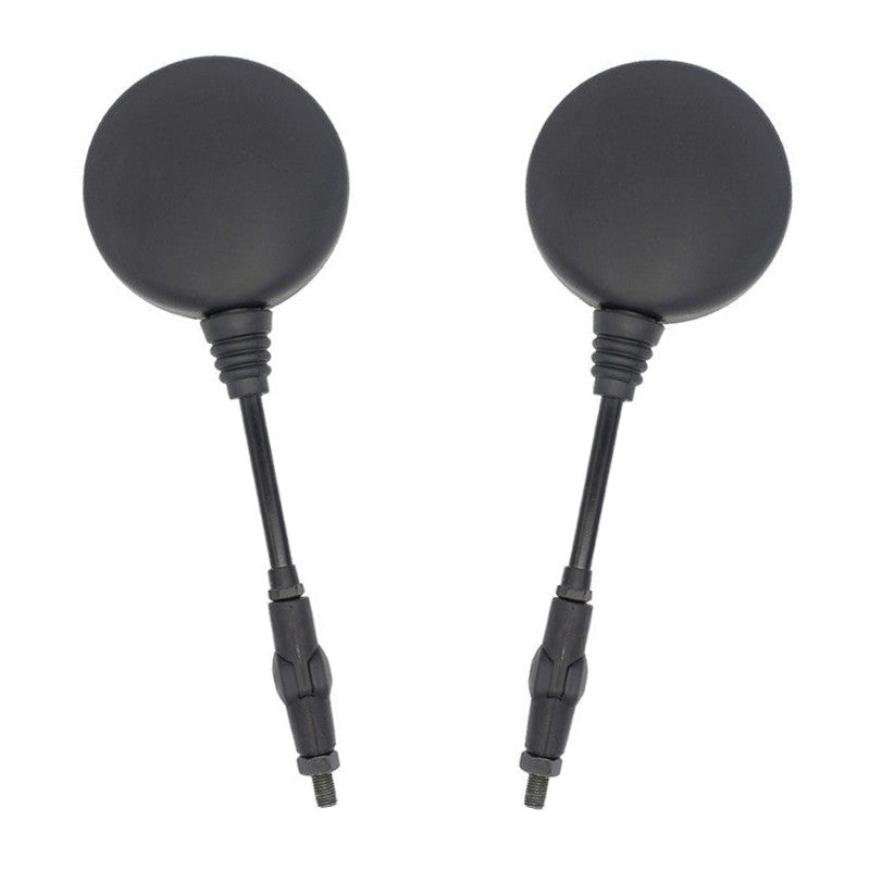 Universal motorcycle, scooter, and bicycle folding rearview mirror kit (10mm/8mm thread) n
