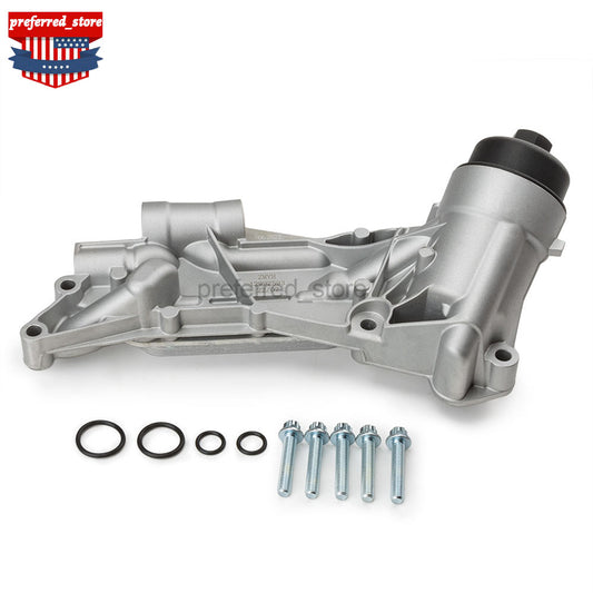 Engine oil cooler filter housing assembly suitable for Cruze Aveo 1.6 1.8L 93186324- v
