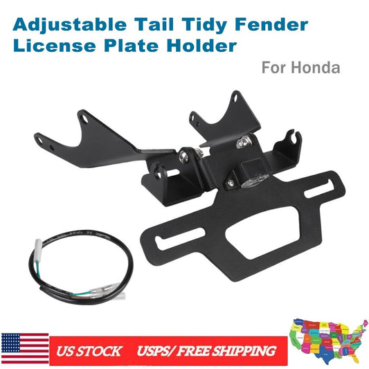 for Honda CBR650R CB650R 21-25 Adjustable Tail Tidy Fender License Plate Holder Q