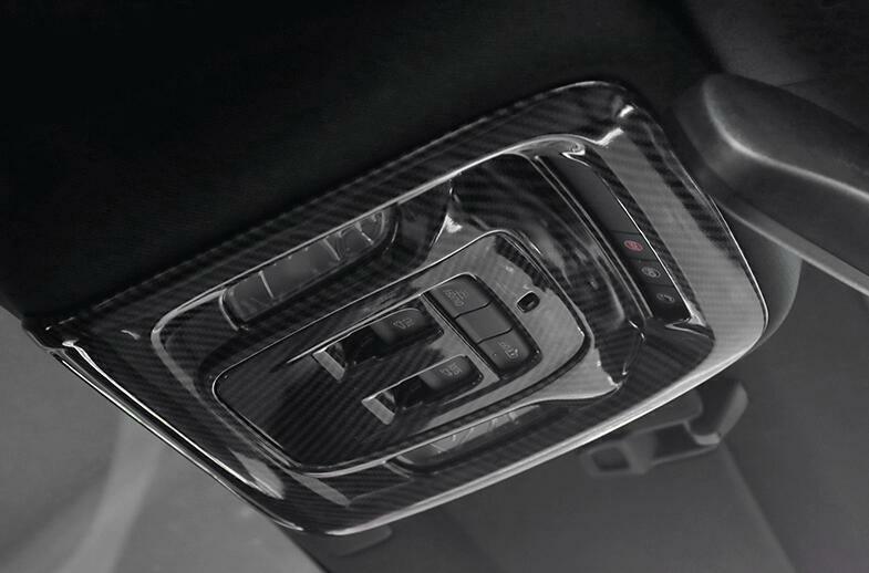 for Cadillac CT4-V CT4 2020-2023 Carbon Fiber Front Reading Light Frame Trim 2pc