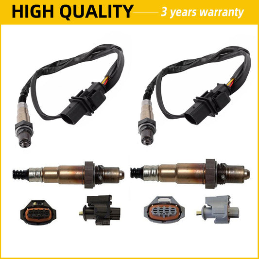 4-piece set of upstream and downstream Lambda oxygen sensors for Porsche 2015-18 Macan 3.0L and 3.6L Q