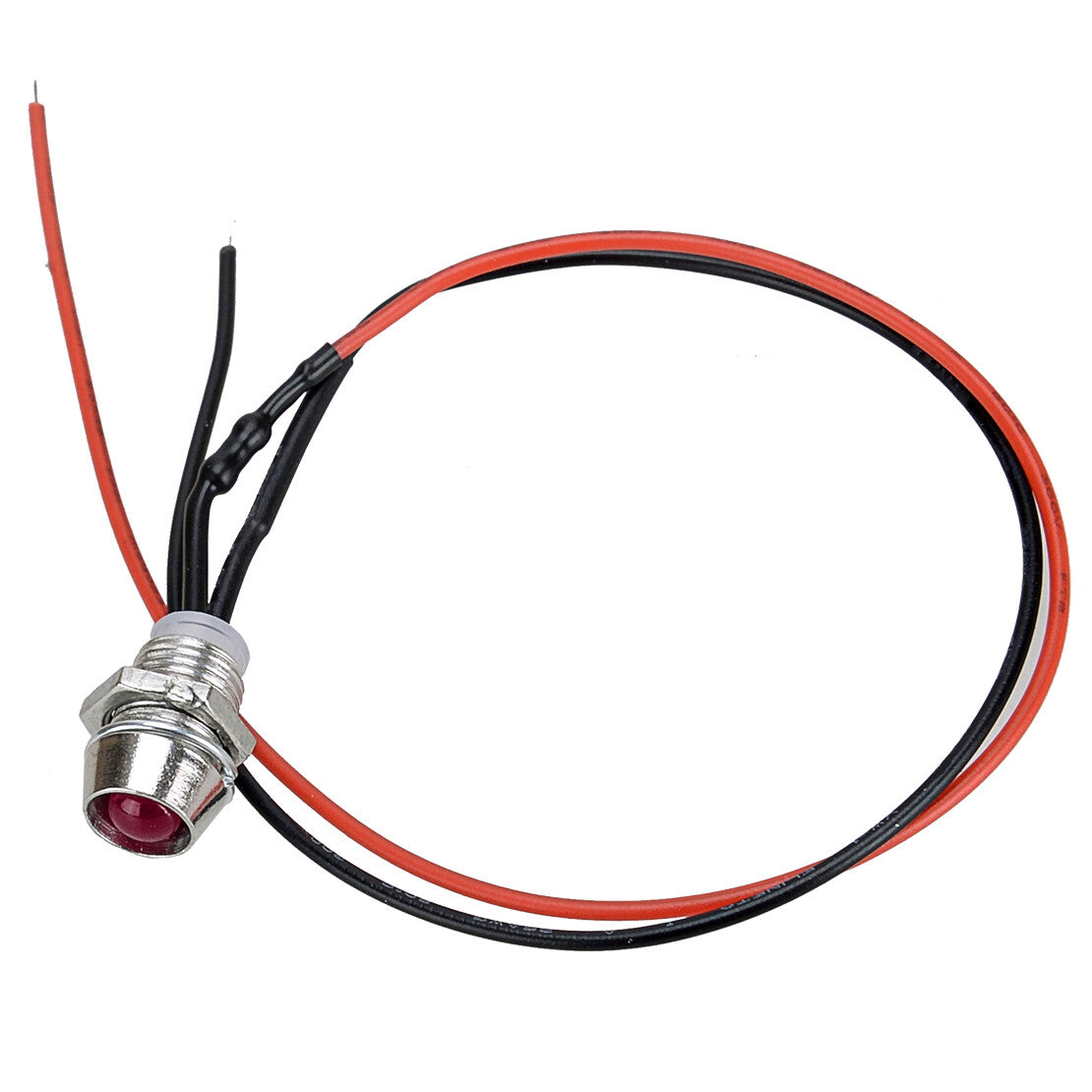 Red LED Dash Panel Warning Pilot Light Indicator Lmap For Car Boat Truck
