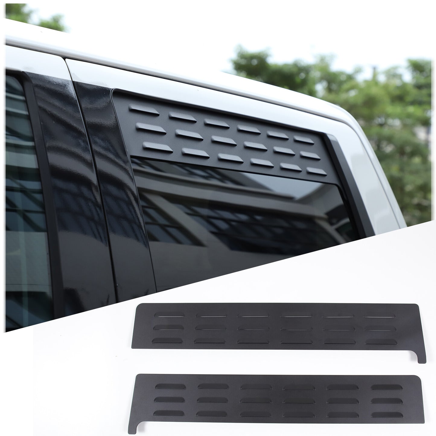 2 * Pear Wood Steering Wheel Button Frame Cover Trim for Toyota Tendera 22-2023