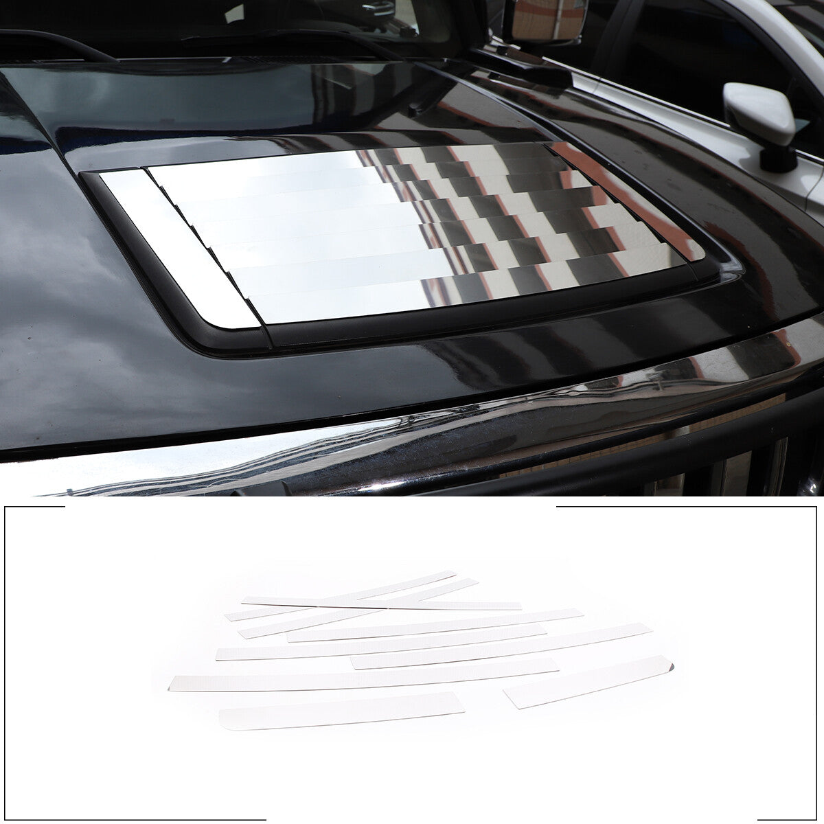 2-Pack Carbon Fiber Inner A-Pillar Corner Base Trim Caps for Corvette C8 2020-23