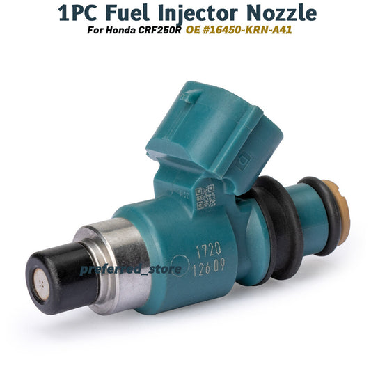 One-piece fuel injector nozzle for Honda CRF250R 2010-2016 16450-KRN-A41 16450KRNA41- v