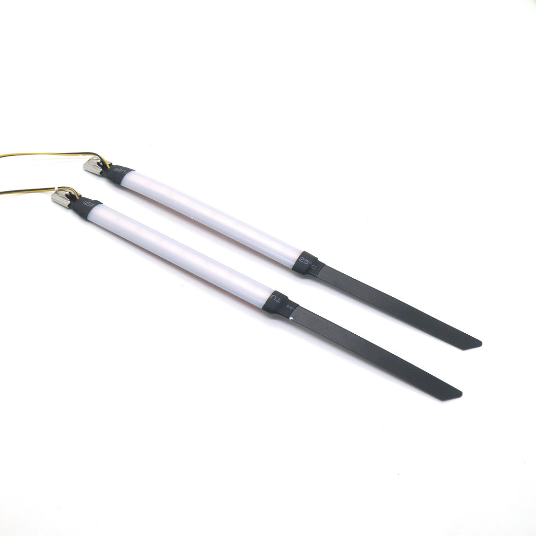 Motorcycle Front Fork Turn Signal Light Amber LED Strips for Harley for Honda Custom Q