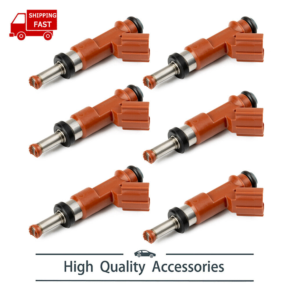 6pcs Fuel Injectors for TOYOTA for LEXUS ES350 2007-2012 RX350 2007-2010 23250-31050