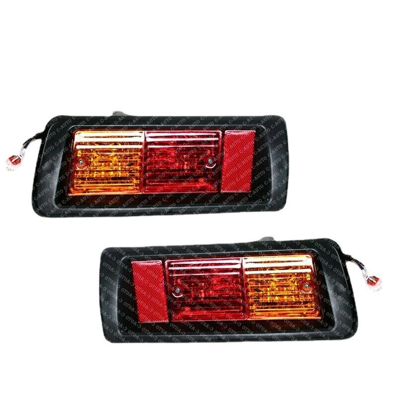Pair Rear Bumper Reflector Light Taillamp for Toyota Land Cruise FJ90 1996-2002