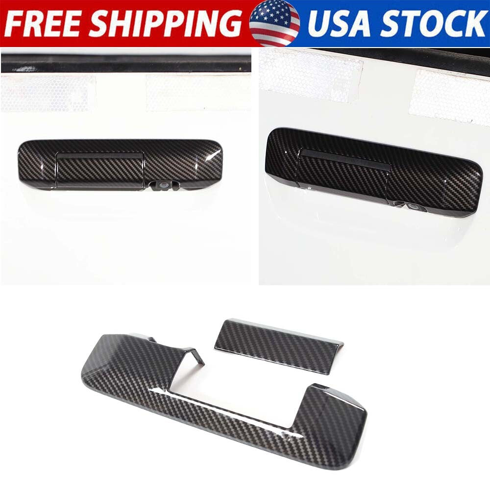 Red internal gear shift cupholder frame trim suitable for Toyota Tacoma 2016 - 2022