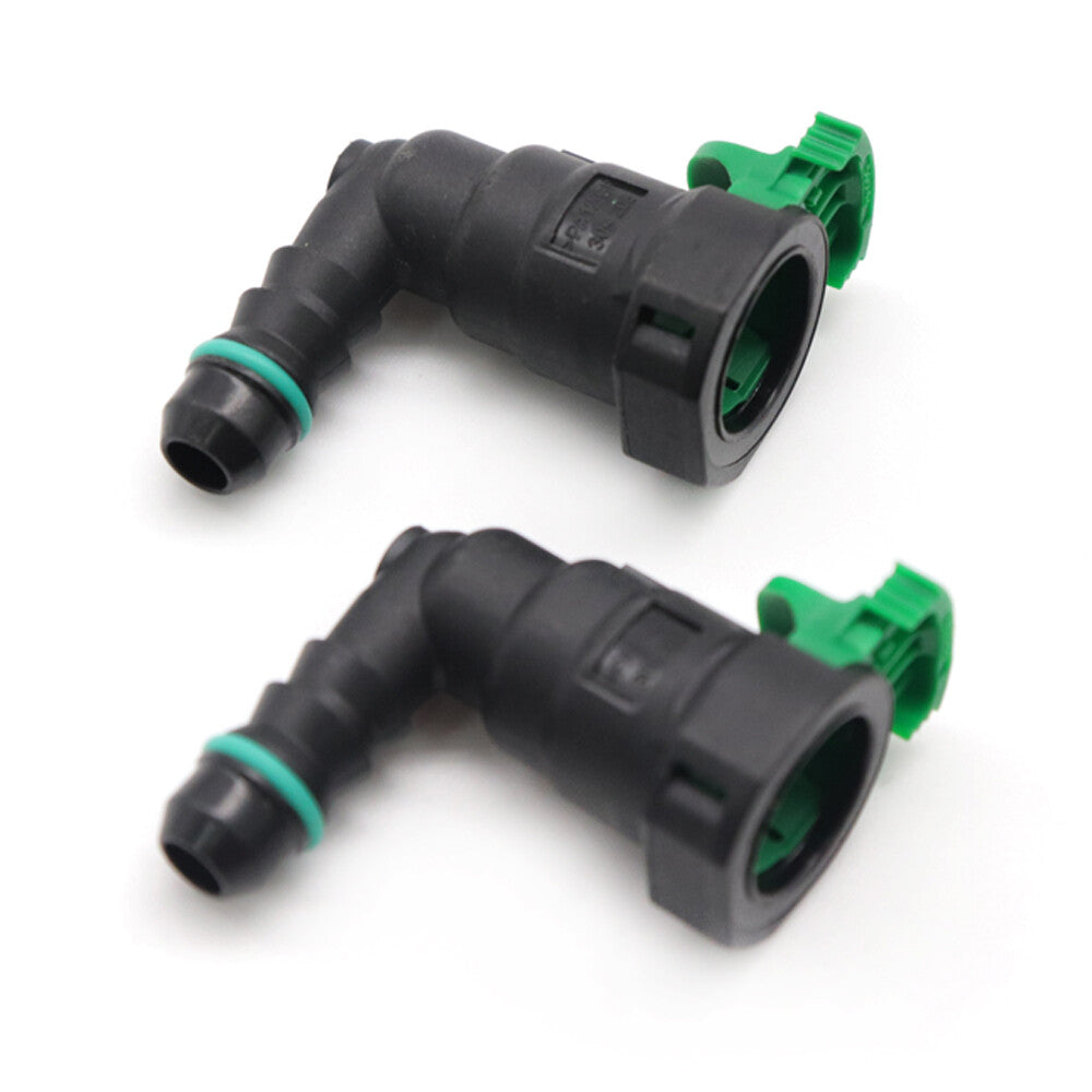 Fuel line hose quick release female connector 7.89 mm 7.89 ID6 8x6 90 connector - v