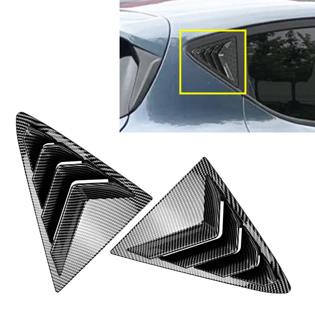 Rear Window Louver Shutter Cover Trim  for ford  Fiesta MK8 2018-2024 18