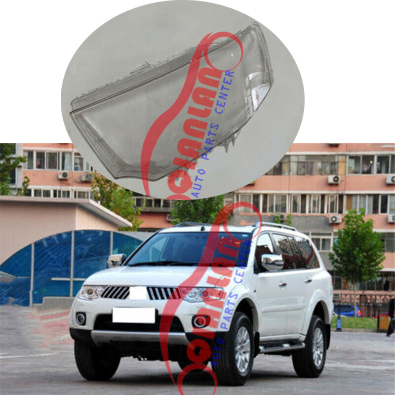 For Auto for Mitsubishi Montero Sport 2011-15 Left Side Clear Headlight Cover + Glue