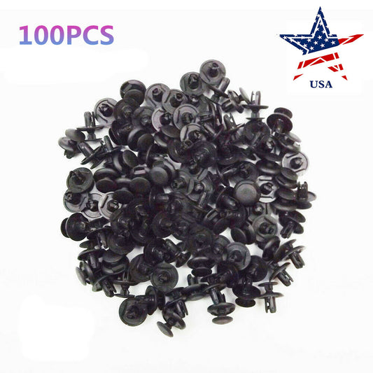 100X NEW FENDER LINER CLIPS PUSH RETAINER for HONDA for CIVIC ACCORD for ACURA INTEGRA Q
